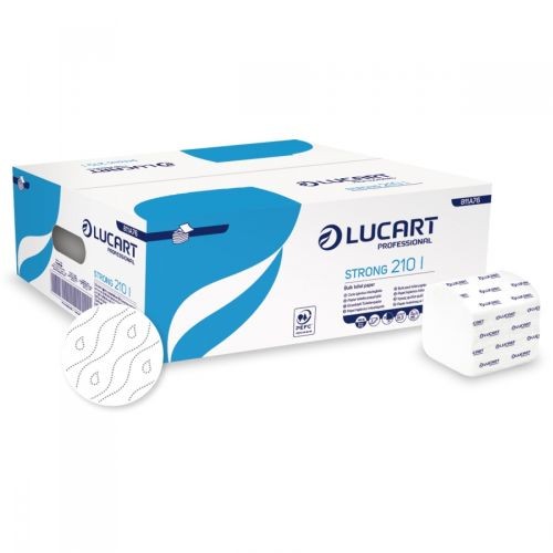 Lucart Toilettenpapier 2-lagig Einzelblatt Strong 210 I