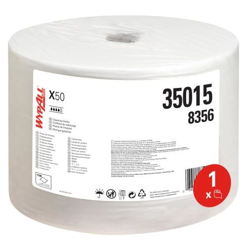 Kimberly-Clark 8356 WypAll X50 General Clean  Reinigungstücher  - Jumborolle  1.100 Blatt