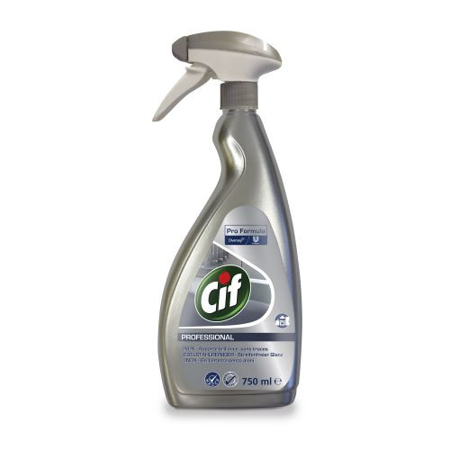 Cif Professional Edelstahlreiniger 750 ml Sprühflasche