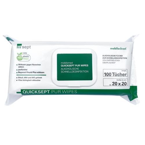 msept Quicksept pur wipes alkoholische Flächendesinfetionstücher 