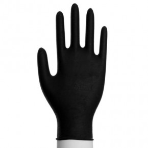 Abena Nitril Classic Sensitiv Handschuh  M, schwarz